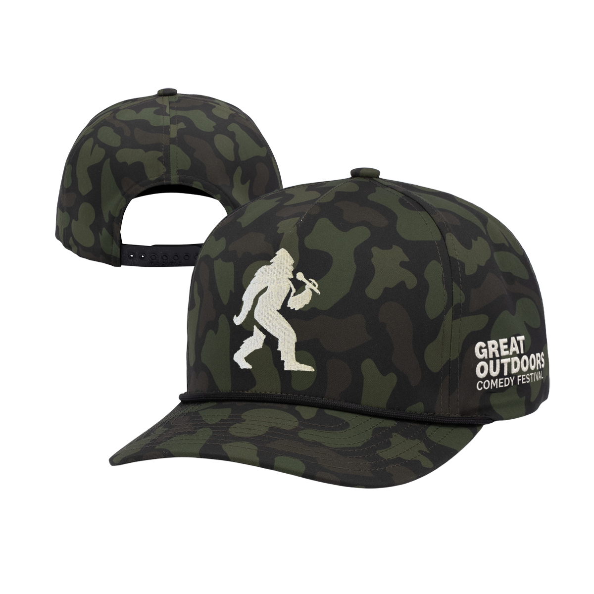 Sasquatch Duck Camo Cap - Woodland